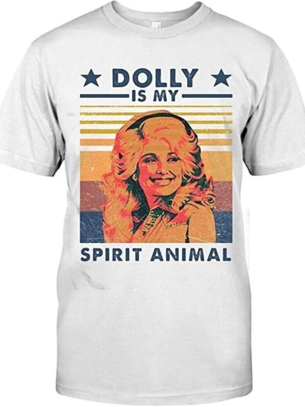 Dolly Parton Spirit Animal T-Shirt Country Music Tee Retro Graphic